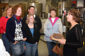 Carlos Creek Winery owner Tami Bredeson (right) thinks consumers will accept Petite Pearl 
