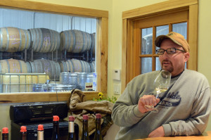 Michael de Schaff, winemaker,  Hickory Creek Winery