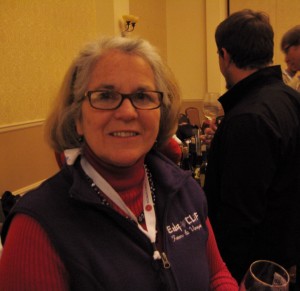 Steffie Littlefield, owner of Edg-Cliff Farms at the Missouri wine conference 