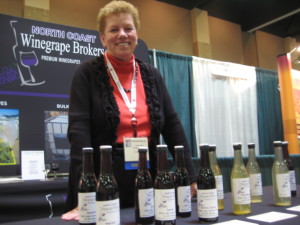 Shannon Gunier of North Coast Winegrape Brokers based in California. Shannon says Midwest demand for Californian bulk wine from has grown considerably in recent  years.