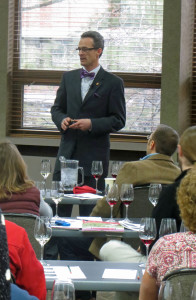 Ron Edwards, Master Sommelier, Charlevoix presents sensory analysis at the 2013 Michigan Wine Conference 