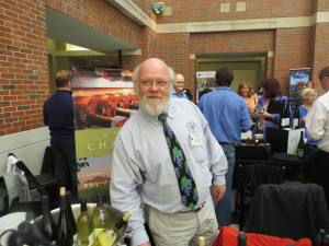 Mark Johnson of Chateau Chantal, the first winery to plant Pinot Noir in Northern Michigan. At the Showcase, Johnson poured their estate Pinot Gris, Pinot Blanc and Pinot Noir