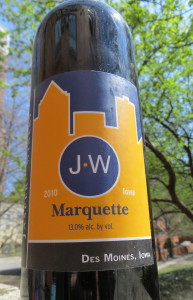 Jasper Winery released their second vintage of Marquette during December of 2012