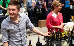 Matt Phillips with Lynfred Winery in Roselle, Illinois at Wine Riot Chicago
