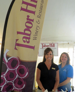 Gina Svec and Rachel Plank of Tabor Hill Restaurant and Winery 