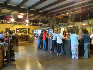 The original tasting room at Lemon Creek Winery
