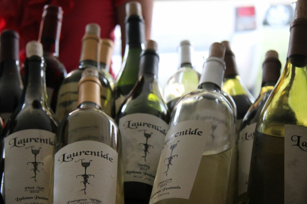 The popular Leelanau County winery newcomer, Laurentide, was a festival hit and just one of 30 wineries pouring samples; one of its claims to fame is a win at the prestigious Riesling Challenge at the International Eastern Wine Competition.