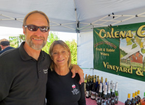 Mike White and Christine Lawlor-White of Galena Cellars Vineyard and Winery