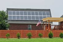 Rooftop solar panels installed by Harvest Energy Solutions 
