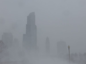 The skyline at Michigan Ave. and Roosevelt Rd. 