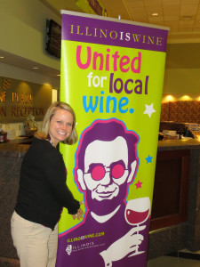 Megan Pressnall of the Illinois Grape Growers and Vintners Association 