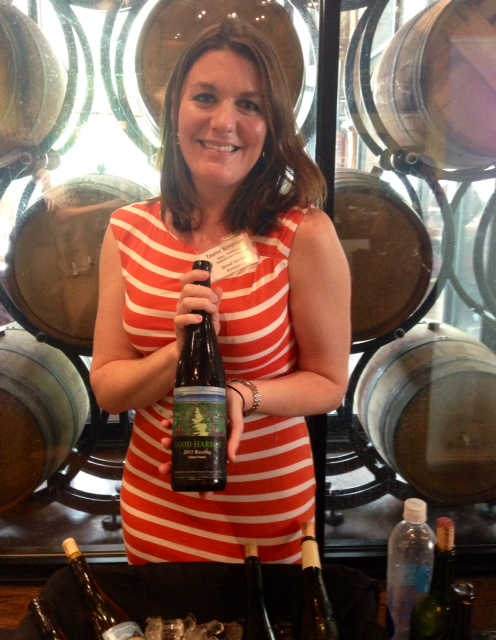 Taylor Simpson of Good Harbor Vineyards in the Leelanau Peninsula was a lead organizer of the event 
