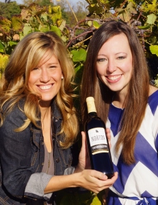 Rachel Holman (left) and Tia Stratman from Les Bourgeois Vineyards (courtesy winery)