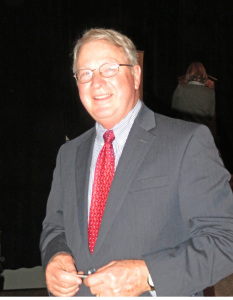 Eddie O'Daniel of Springhill Winery,  winner of the Jean Jacques Dufour Award for contributions to the Kentucky wine industry 