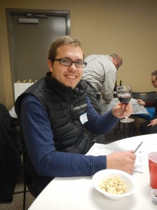 Jed White, wine judge and winery assistant at Stone Hill Winery