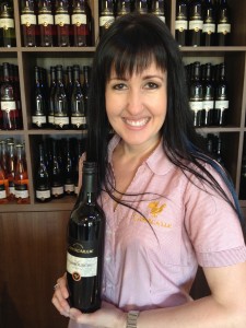 Tina Martyn, tasting room supervisor for Capercaillie Wine