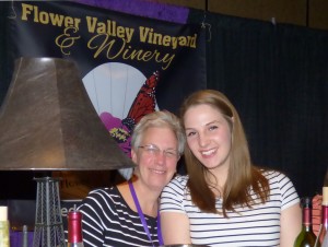 Mother and daughter- Mary and Becky Mohn- of Flower Valley Vineyard 