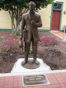 George Bayer, founder of Hermann. In 1837, on behalf of the German Settlement Society of Philadelphia, he purchased the land that would become the town