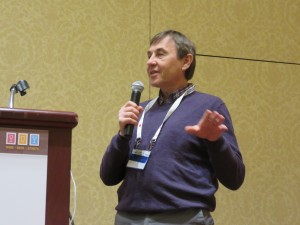 Tom Plocher speaks at the Craft Beverages Unlimited Conference in Missouri. 