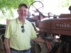 Linus Hoffmeister with \'51 International Harvester Tractor