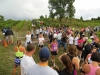 The finish line at Ciccone Vineyards